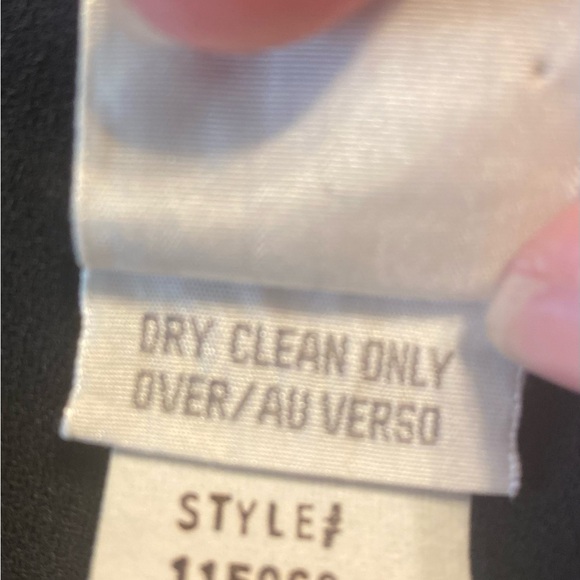 Liz Claiborne - Black double breasted midi dress, 3/4 sleeves w/gold buttons, 10 - Picture 10 of 10